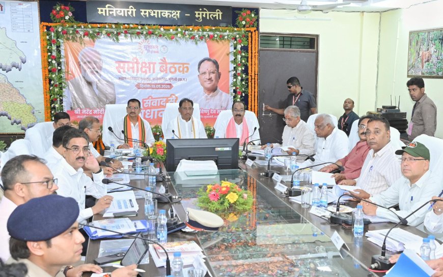 मुख्यमंत्री श्री साय ने मुंगेली प्रेस क्लब के नवनिर्मित भवन का किया लोकार्पण, पत्रकारों को दी बधाई