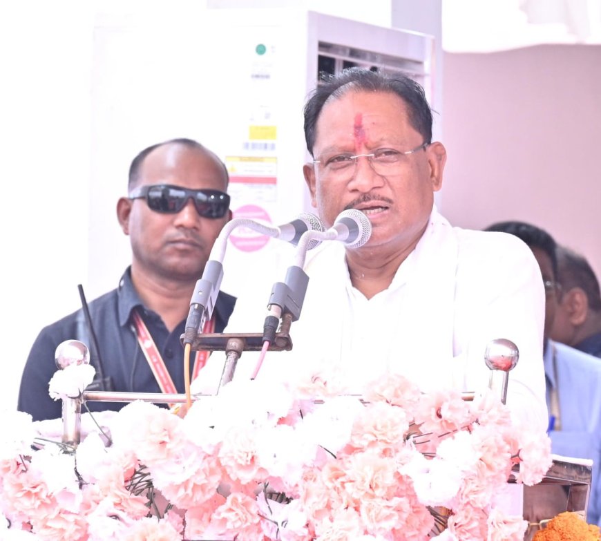 समाधान शिविर सरकार की जवाबदेही और जनसेवा का प्रतीक - मुख्यमंत्री विष्णु देव साय